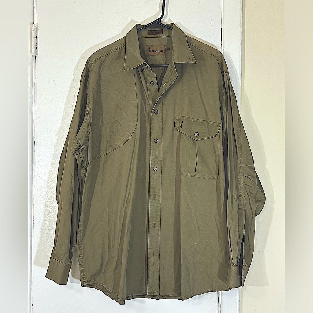 Browning Super Naturals Men’s Shooting Shirt. 100Cotton.Logo Front.Men’s Size XL